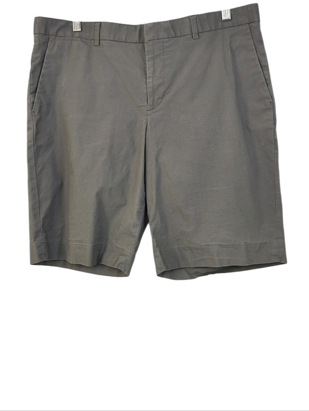 Premium by Jack & Jones Men's Gray Flat Front Casual Shorts Size 36 Modern Fit